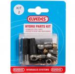 Elvedes reparatie kit 2 tbv rvs remslang