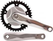 Hzb kettingwiel/crankset nexus 38 tands 170 mm 1/8 - 3/32 zilver