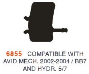 Elvedes disc brake 6855 avid mech 2002/2004 bb7
