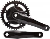 Hzb kettingwiel/crankset nexus 38 tands 170 mm 1/8 - 3/32 zwart