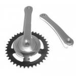 Cycle tech crankset nexus 38t zwart blad alu crank 1/8 +3/32 0702775