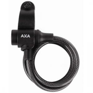 Axa rigid kabelslot 180x8mm zwart met houder
